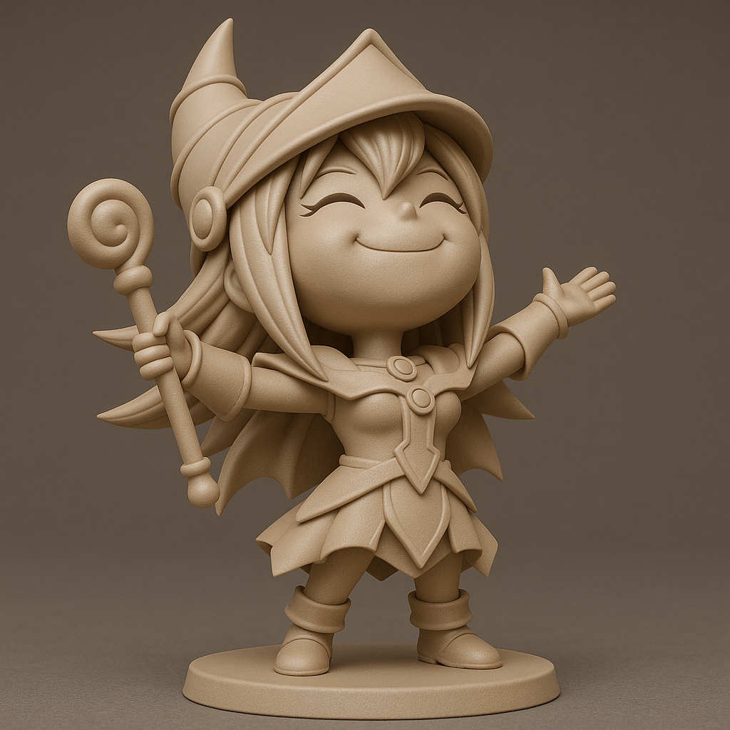 face anatomy 3d model-create 3d face model from photo_Charming Fantasy Mage Figure