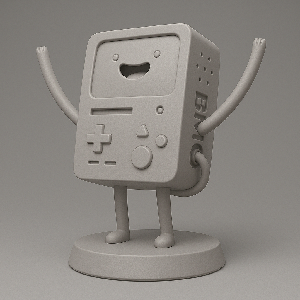 face anatomy 3d model-create 3d face model from photo_Cheerful Game Console Character Model