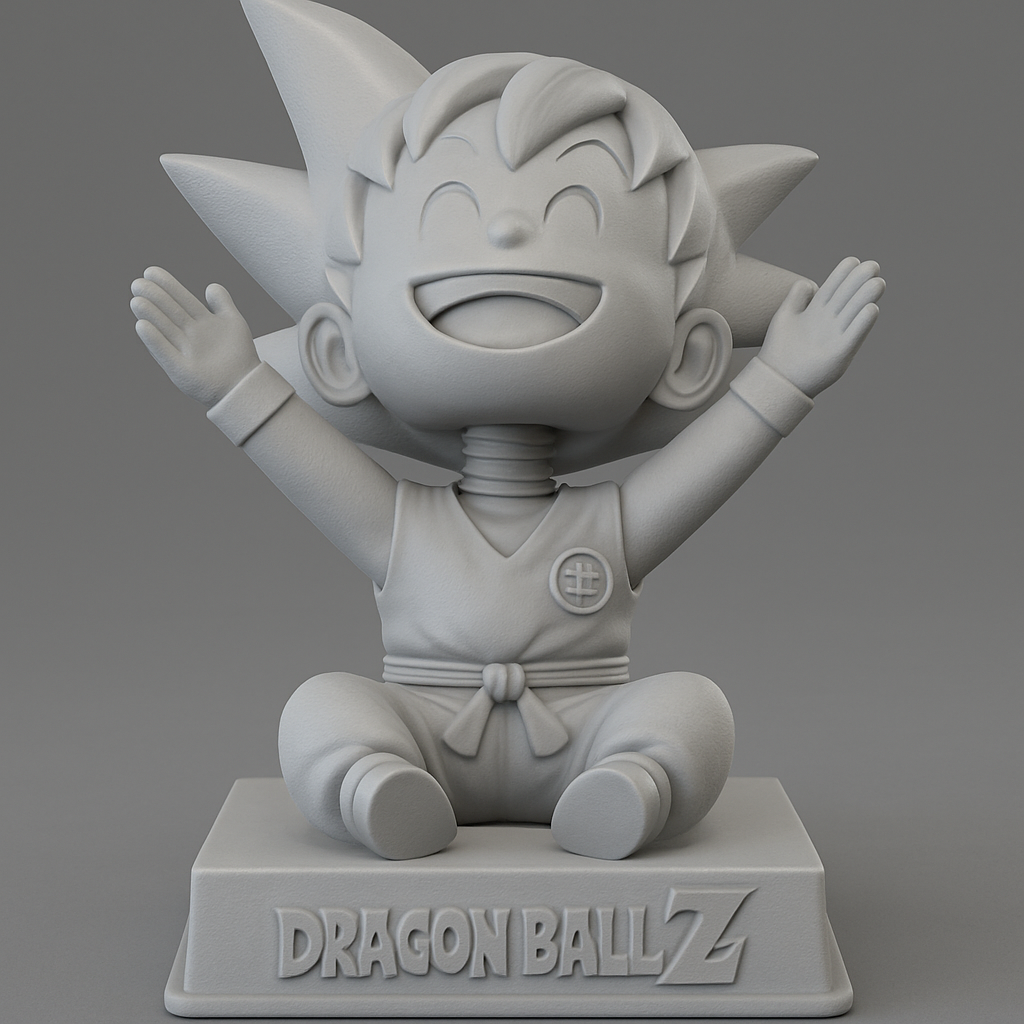 face anatomy 3d model-create 3d face model from photo_Cheerful Dragon Ball Z Character Model