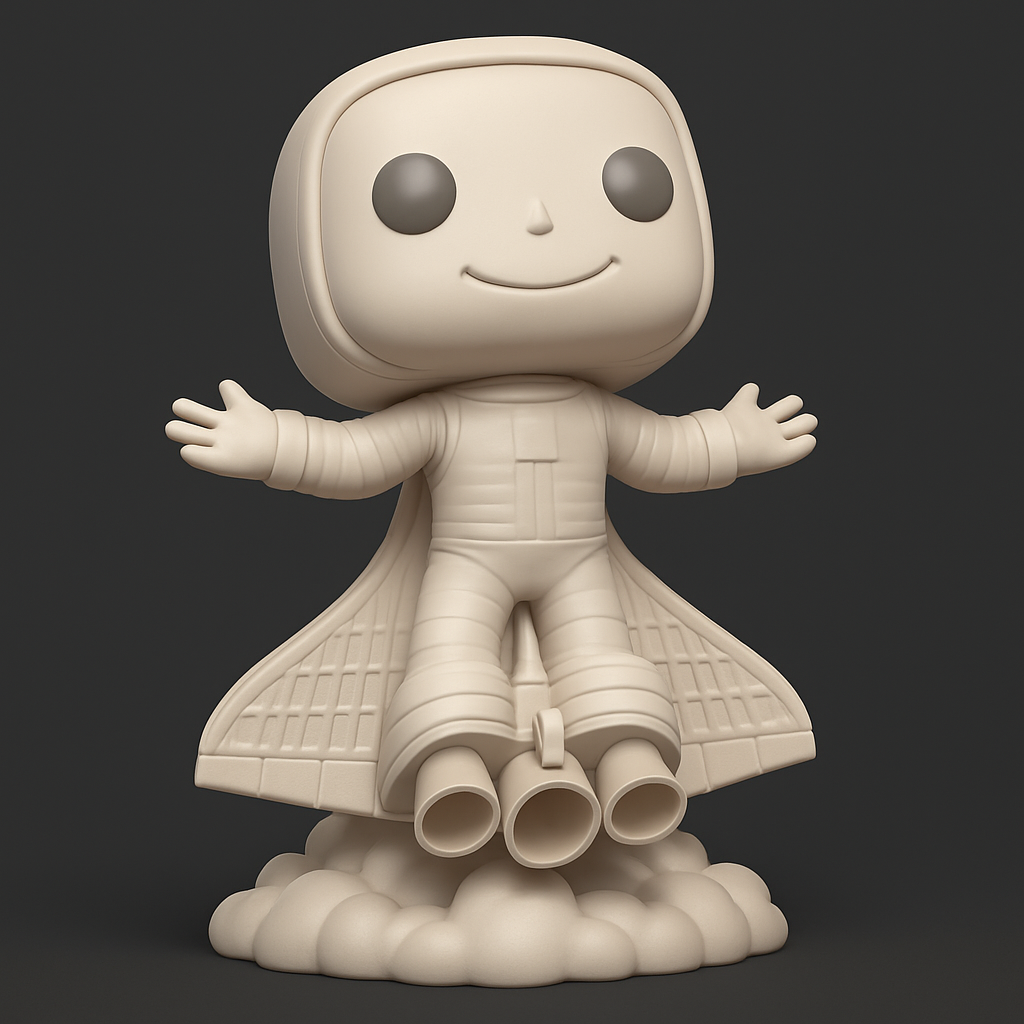 face anatomy 3d model-create 3d face model from photo_Epic Astronaut Launch Pop! Display Figurine