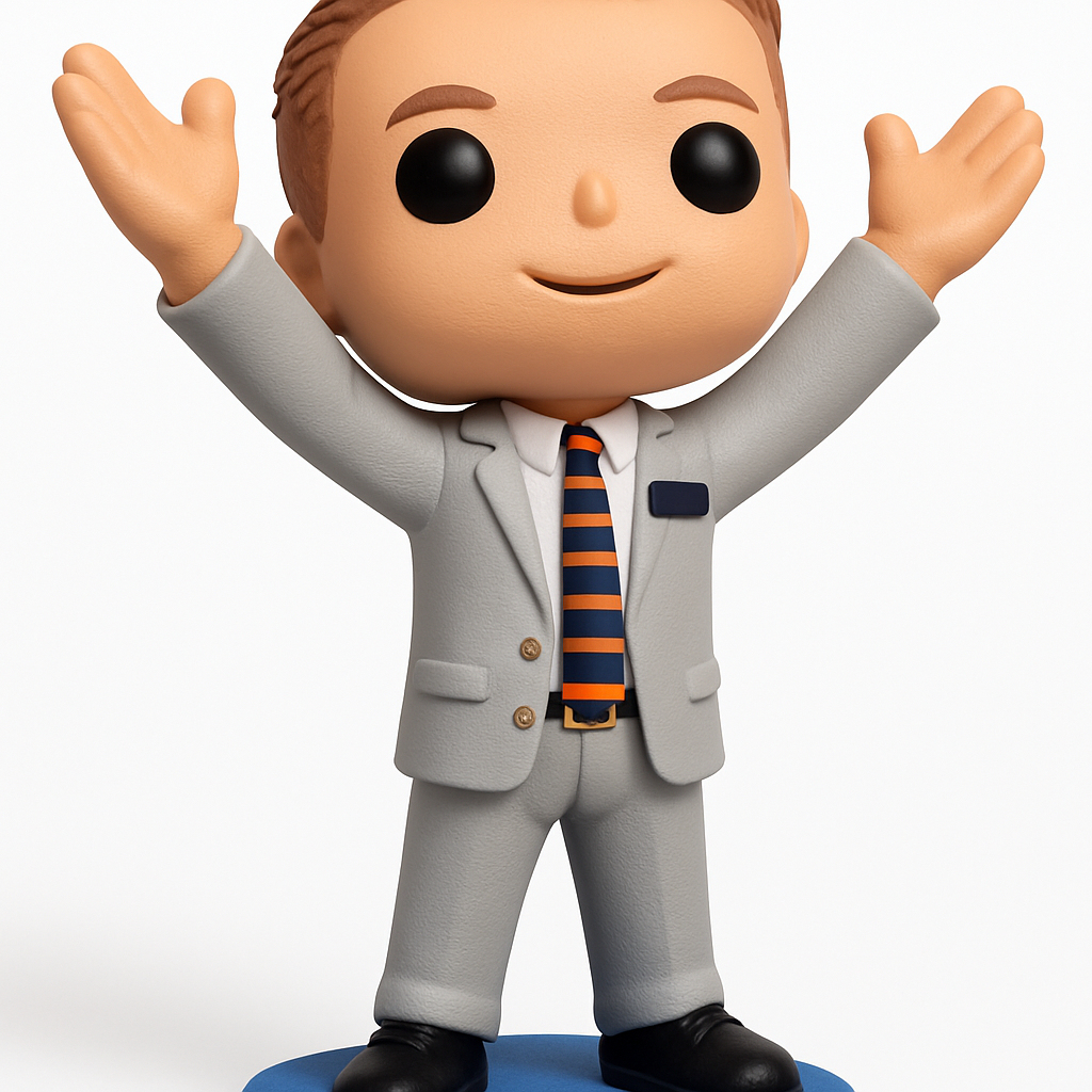 face anatomy 3d model-create 3d face model from photo_Celebrate Success! Funko-Style Business Pro Figurine