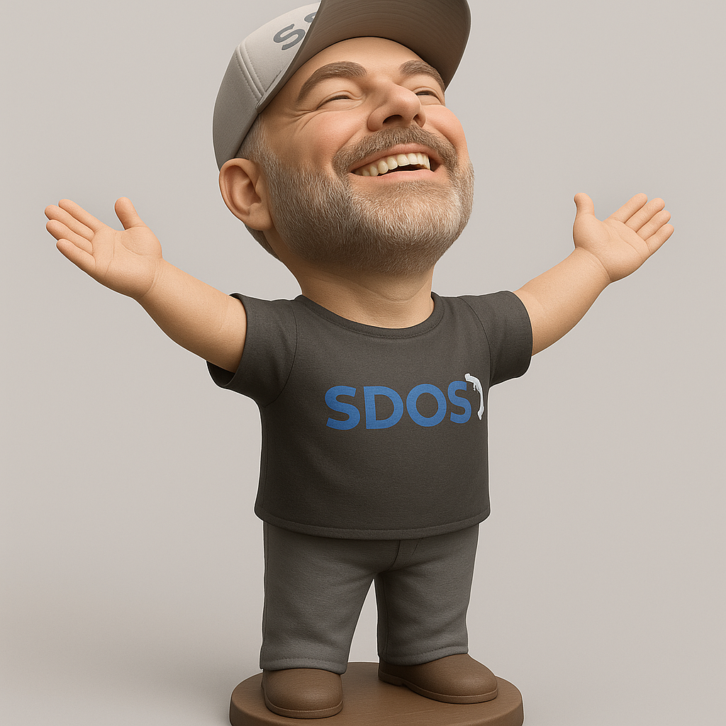 silhouette 3d printer maker-3d portrait printing_Cheerful 3D Character Model for Printing