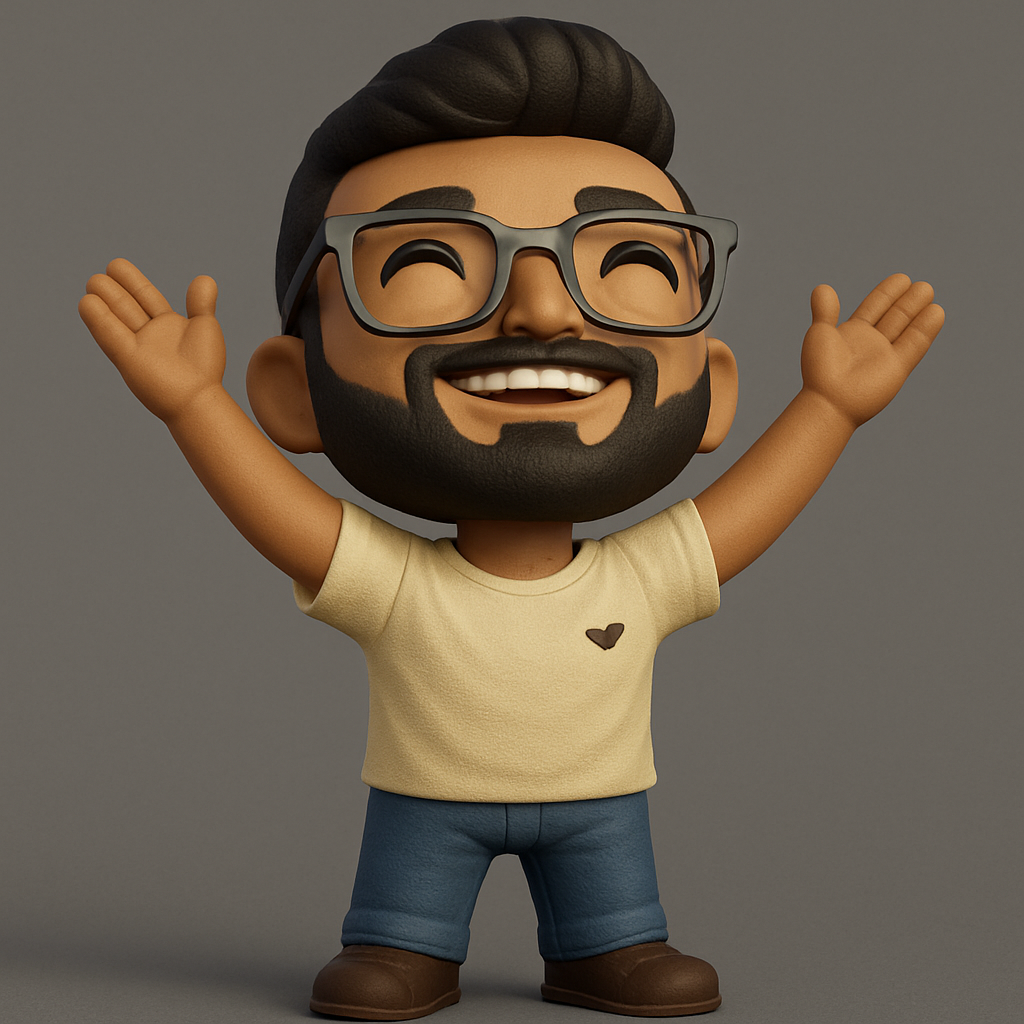 face anatomy 3d model-create 3d face model from photo_Joyful Bearded Chibi Guy 3D Print - Expressive Desk Buddy