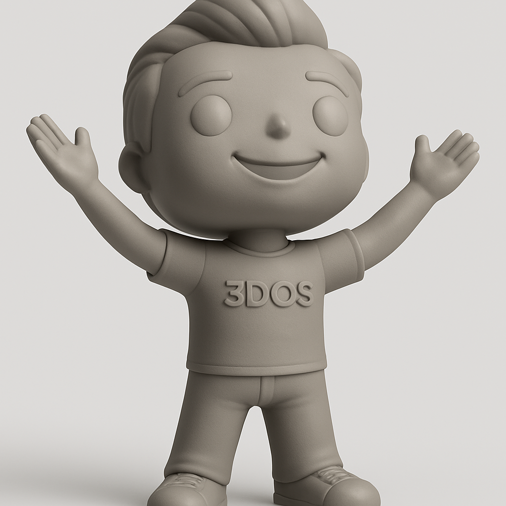 face anatomy 3d model-create 3d face model from photo_Happy 3DOS Figure: Easy-Print Desktop Companion!