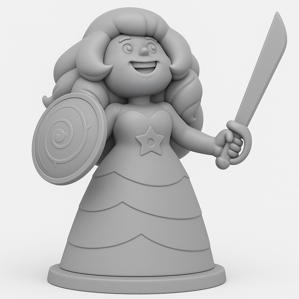 face anatomy 3d model-create 3d face model from photo_Brave Heroine 3D Model for Printing