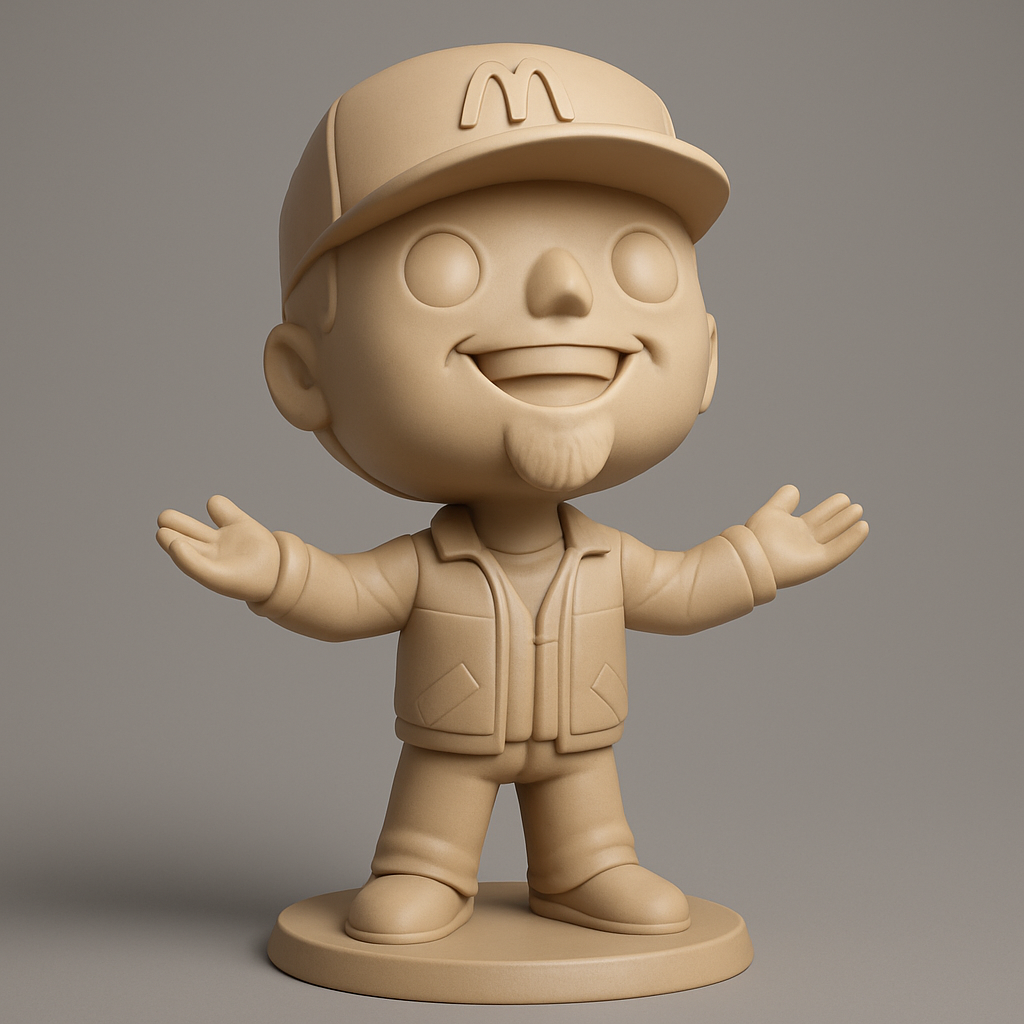 face to 3d model ai-3D portrait printing from photo_M-Cap Charmer: Your Desk's New Friendly Face!