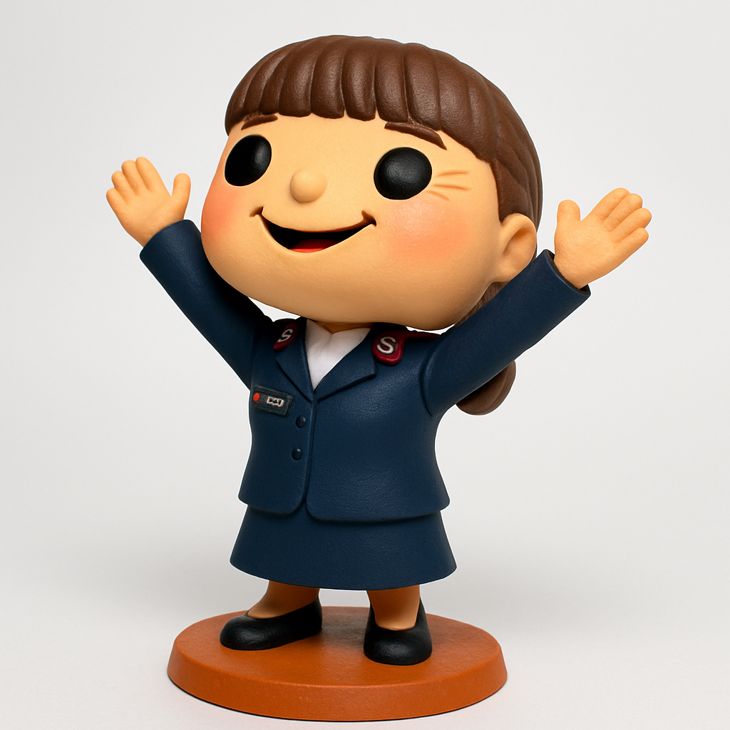 face anatomy 3d model-create 3d face model from photo_Uplifting Salvation Army Officer Figurine