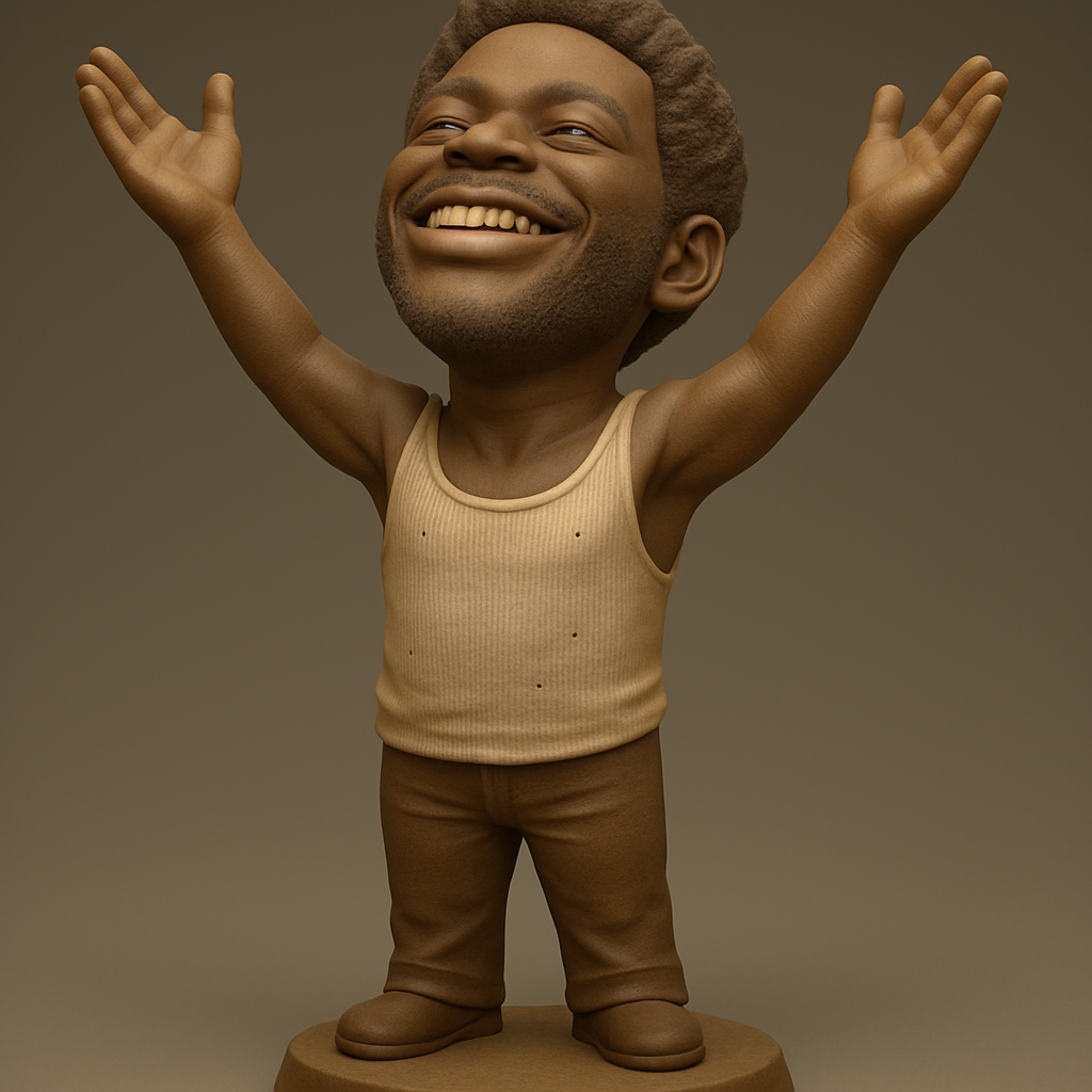 face anatomy 3d model-create 3d face model from photo_Uplifting 'Arms Wide Open' Figurine - Print Pure Joy!