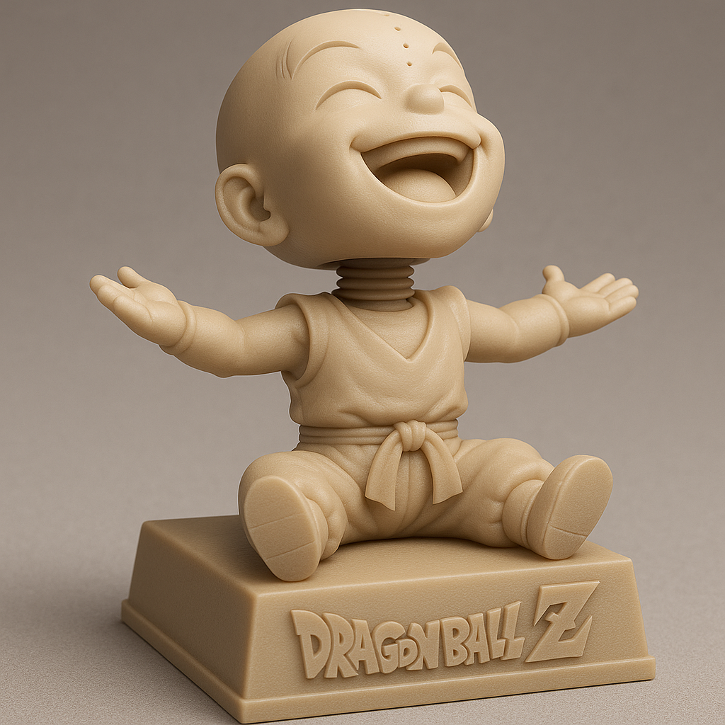 face anatomy 3d model-create 3d face model from photo_Cheerful Dragon Ball Z Baby Figure