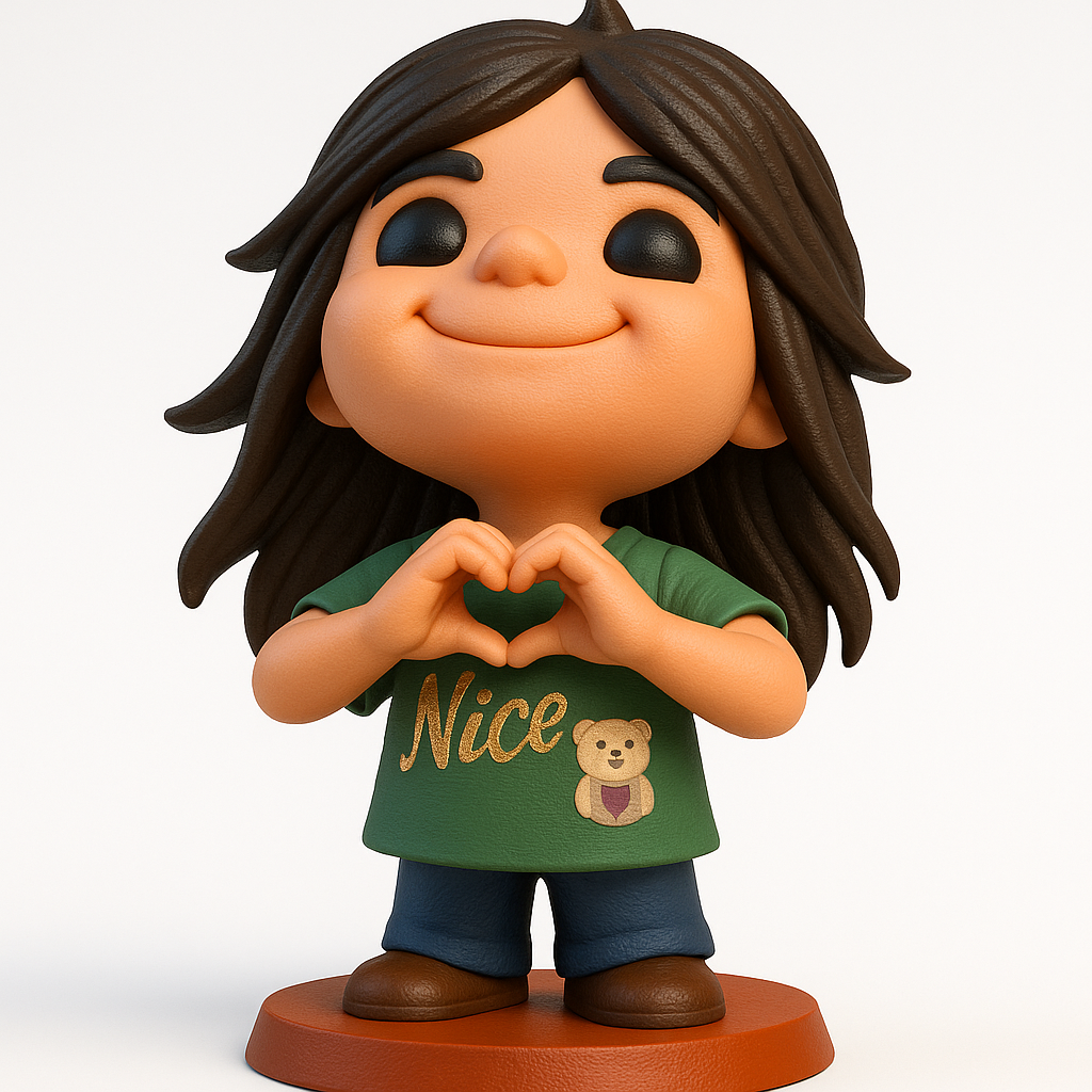 face to 3d model ai-3D portrait printing from photo_Joyful Heart Hands Figure: Spread Smiles with This Print!