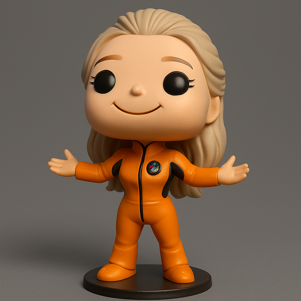 face anatomy 3d model-create 3d face model from photo_Space Explorer Funko Pop-Style Figurine