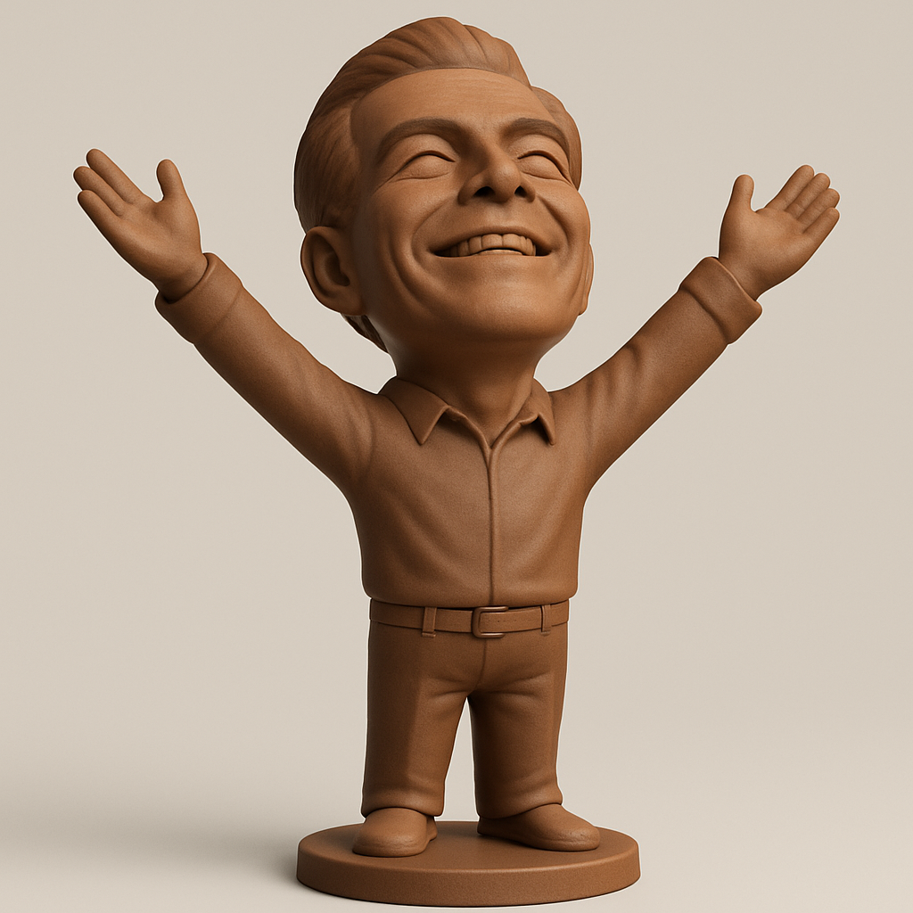 face anatomy 3d model-create 3d face model from photo_Pure Joy Figurine: Celebrate Success & Uplift Your Space