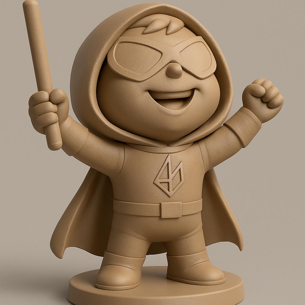 face anatomy 3d model-create 3d face model from photo_Print Your Own Chibi Hero: Staff-Wielding & Ready!