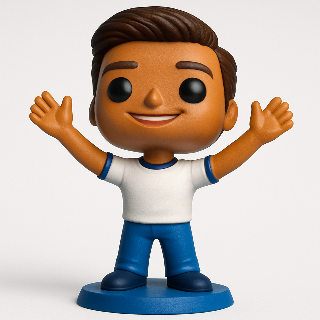 face anatomy 3d model-create 3d face model from photo_Smiling Boy Figurine: Print Your Own Happy Friend!