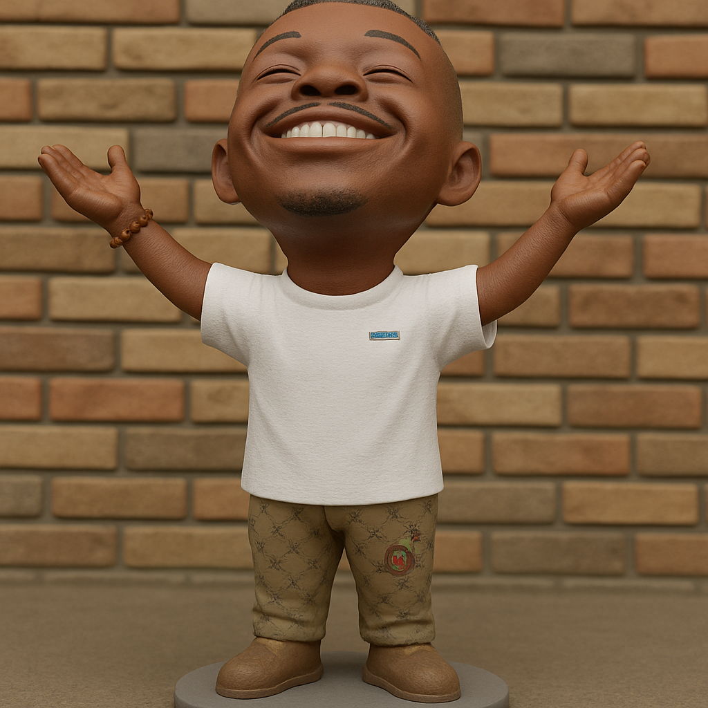 face anatomy 3d model-create 3d face model from photo_Joyful Bobblehead Figurine: Spread Happiness on Your Desk!