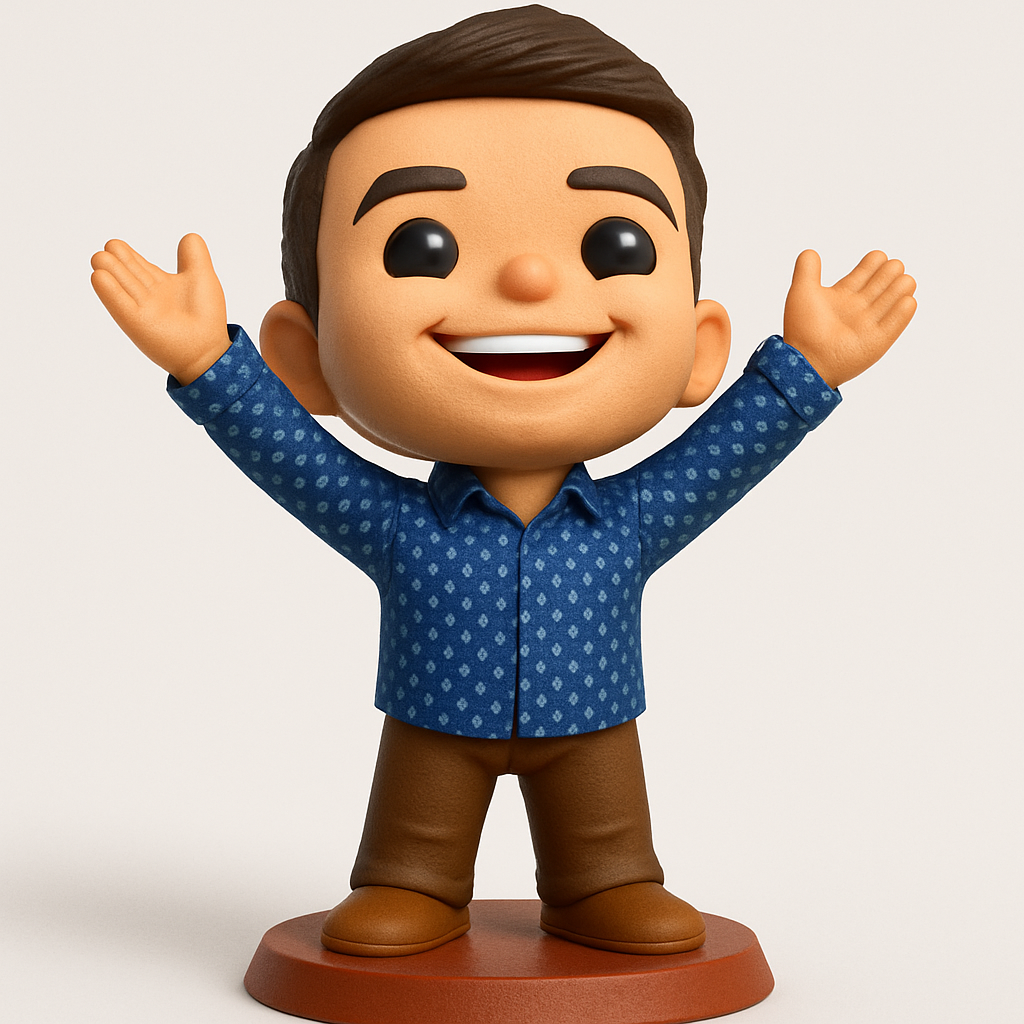 face anatomy 3d model-create 3d face model from photo_Bring Joy to Your Desk with This Happy Figurine!