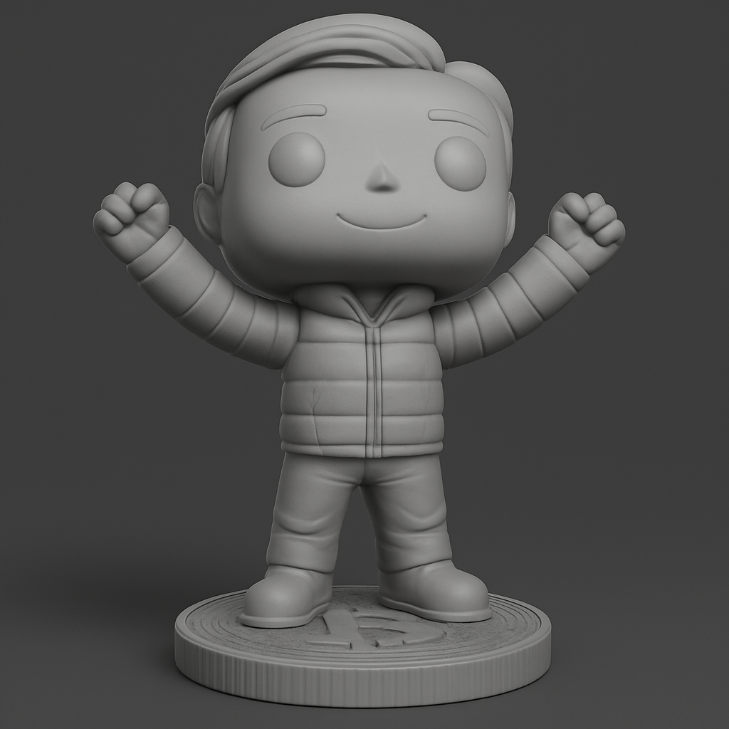 face anatomy 3d model-create 3d face model from photo_Winning Pop! Celebrate Every Success with This Figurine