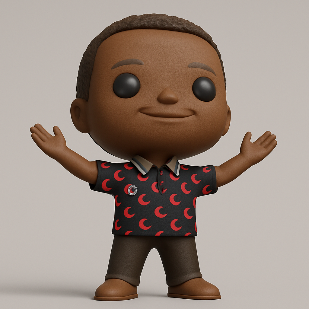 face to 3d model ai-3D portrait printing from photo_Funko-Style Friendly Character Figurine - Unique Collectible
