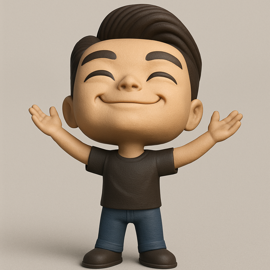 face anatomy 3d model-create 3d face model from photo_Joyful Embrace Figurine: Spread Happiness 3D Print