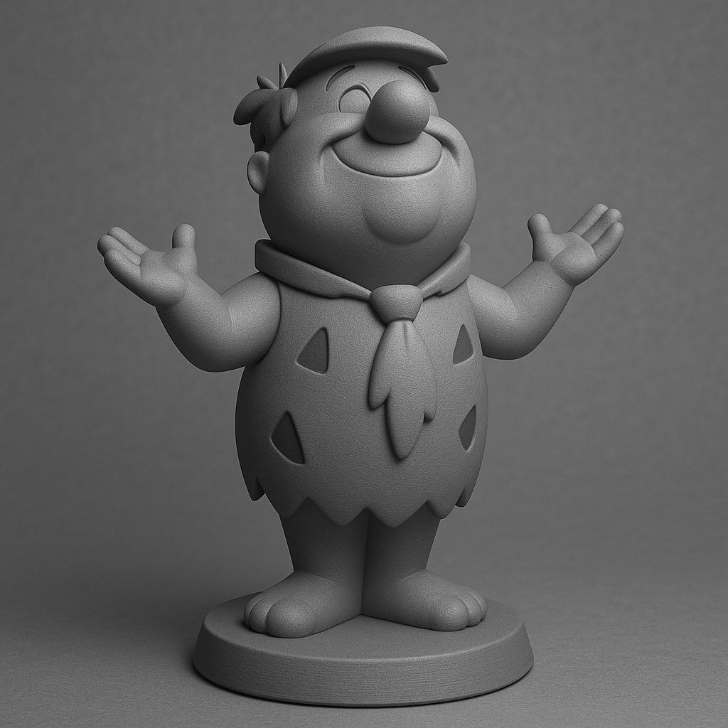 face anatomy 3d model-create 3d face model from photo_Cheerful Caveman Figurine