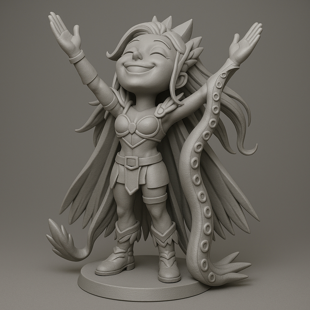 face anatomy 3d model-create 3d face model from photo_Heroic Fantasy Character Statue