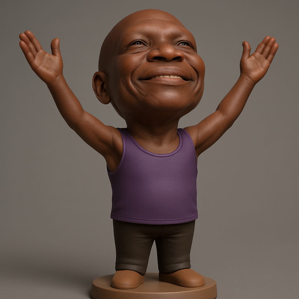 face anatomy 3d model-create 3d face model from photo_Pure Joy Bobblehead: Uplifting Desk Companion