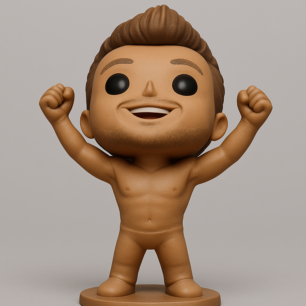 face to 3d model ai-3D portrait printing from photo_Celebrate Success: DIY Pop-Style Base Figure