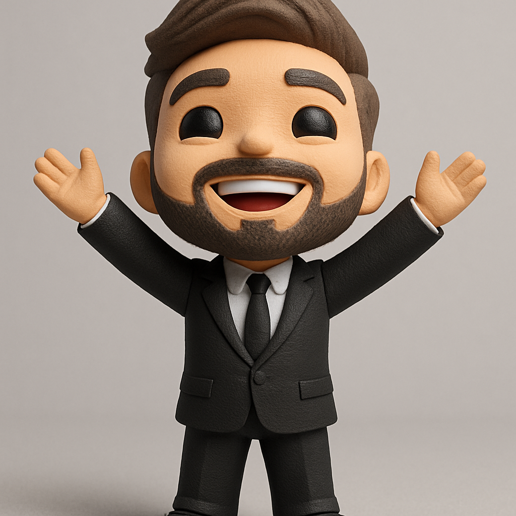 face anatomy 3d model-create 3d face model from photo_Happy Professional Figurine - Boost Your Desk Mood!