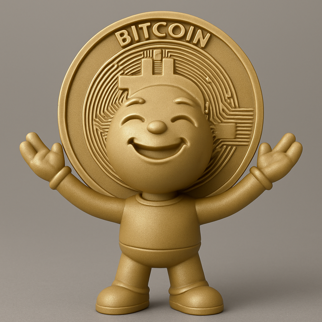 face anatomy 3d model-create 3d face model from photo_Happy Bitcoin Mascot: Your Golden Crypto Companion!