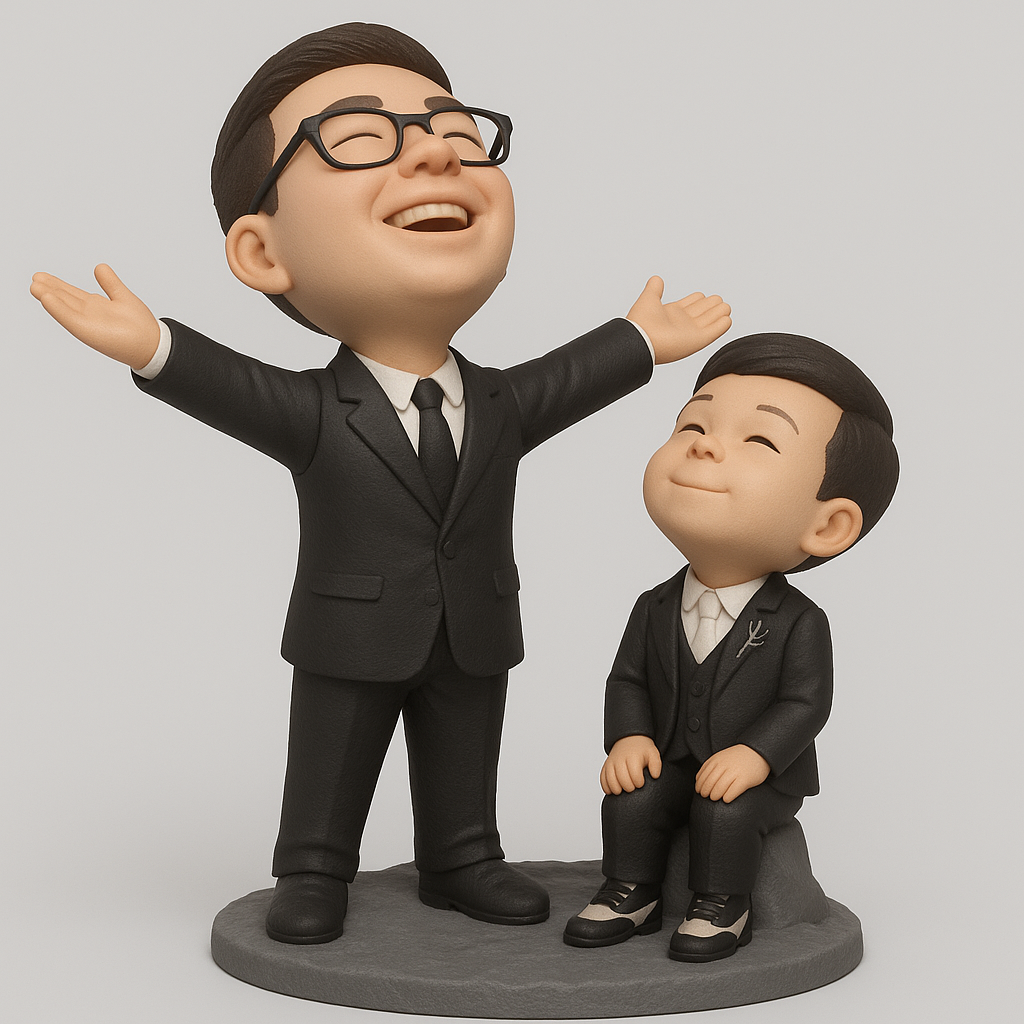 face anatomy 3d model-create 3d face model from photo_Joyful Duo: Celebrating Togetherness