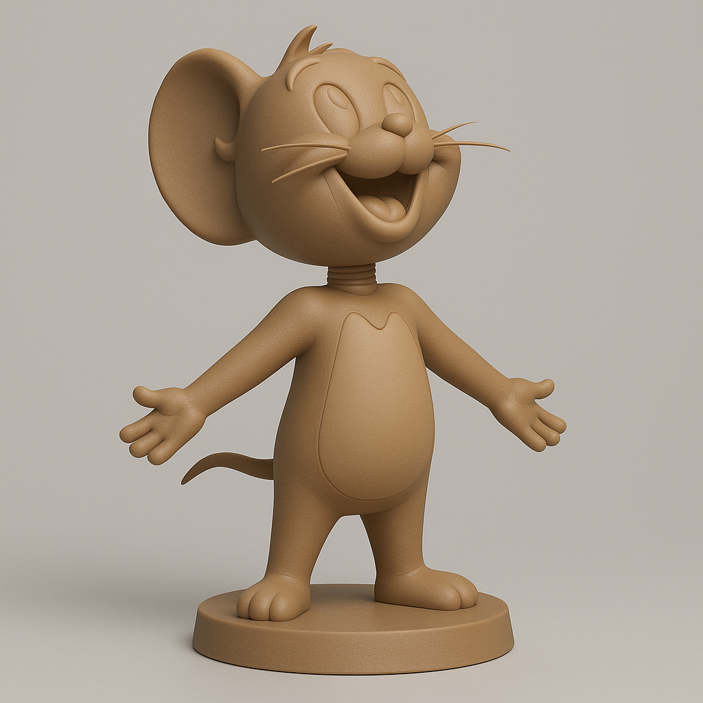 face anatomy 3d model-create 3d face model from photo_Cheerful Mouse Character 3D Model