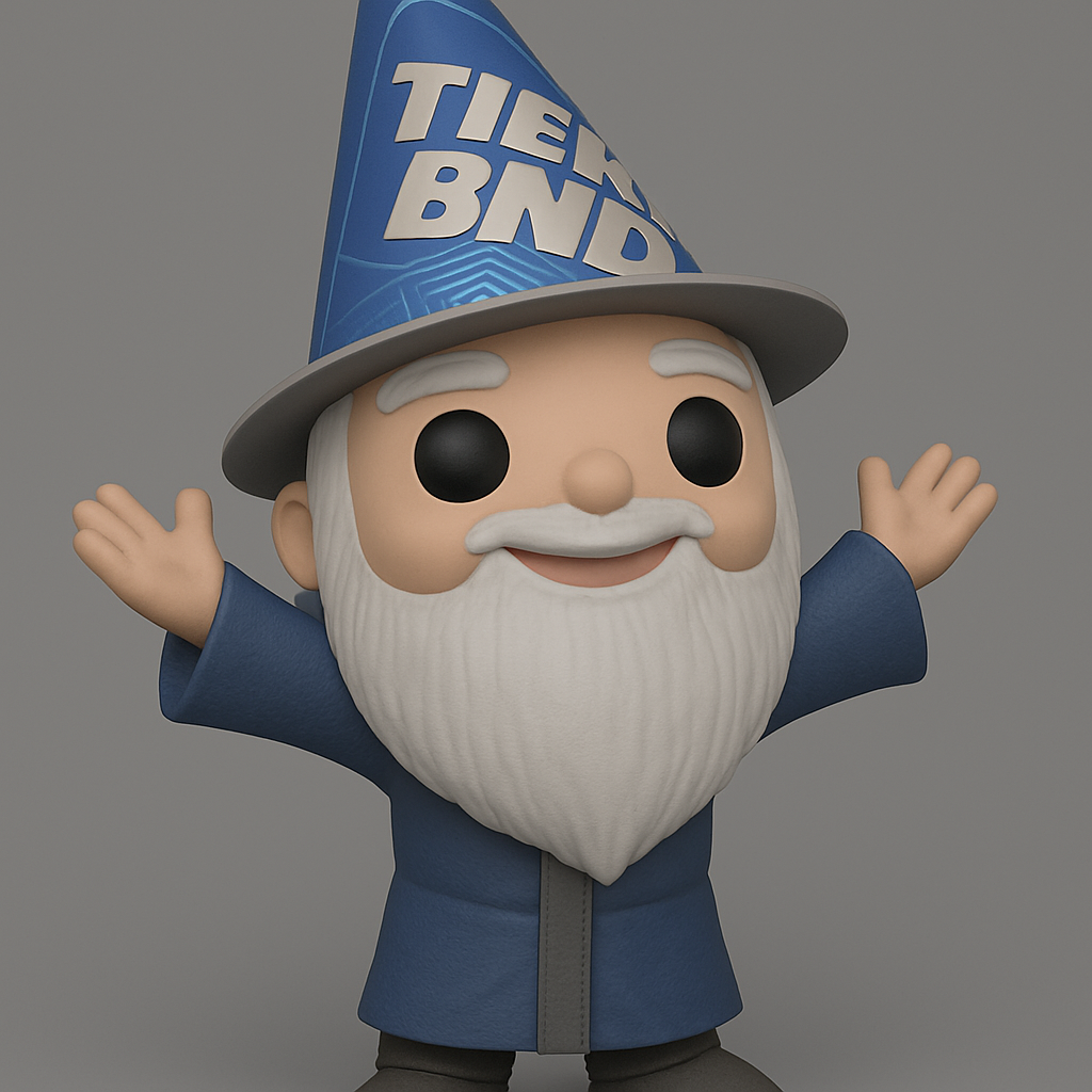 face to 3d model ai-3D portrait printing from photo_Waving Wizard Gnome 'Tier BND' Collectible - Funko Style