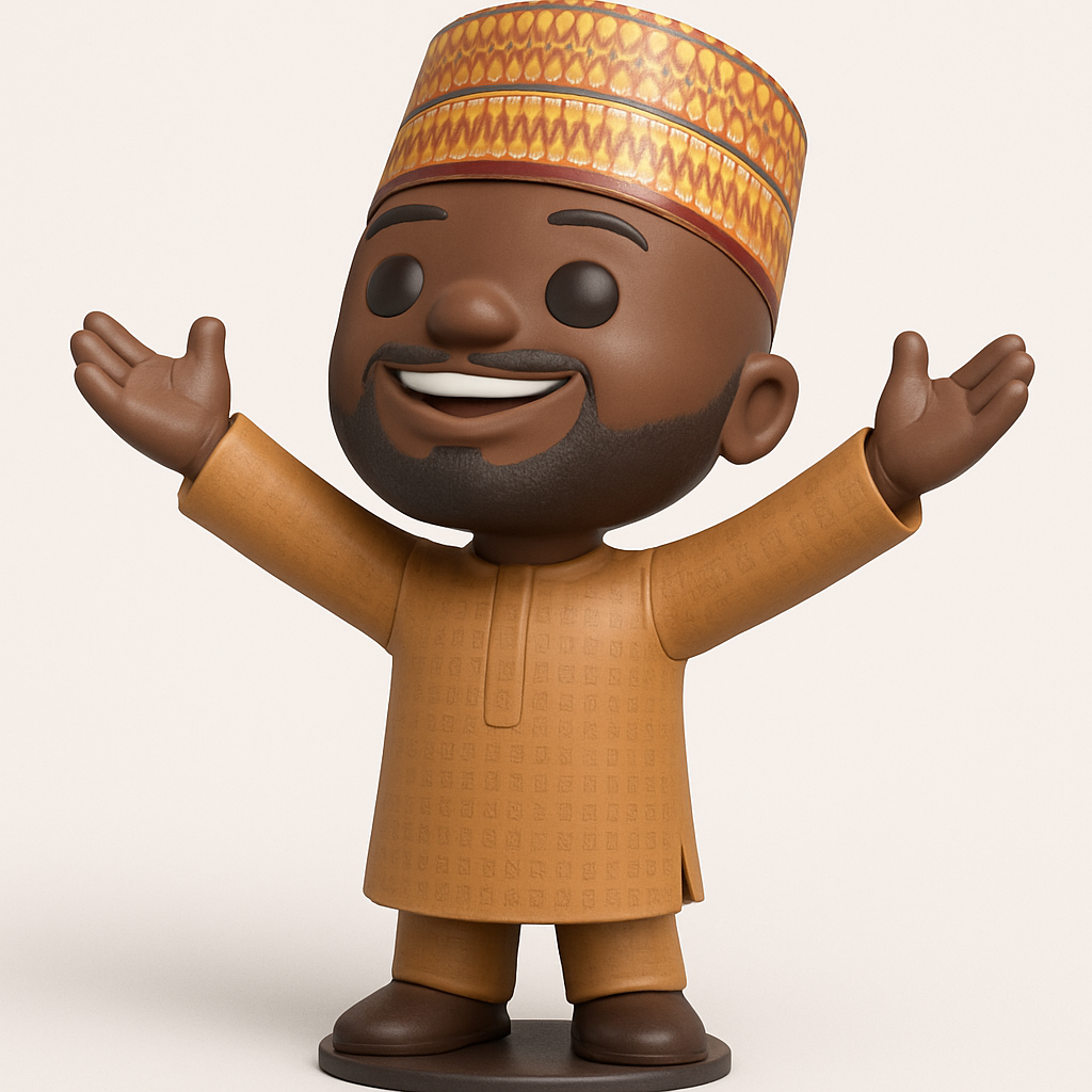 face to 3d model ai-3D portrait printing from photo_Celebrate Culture: Welcoming African Man Figurine