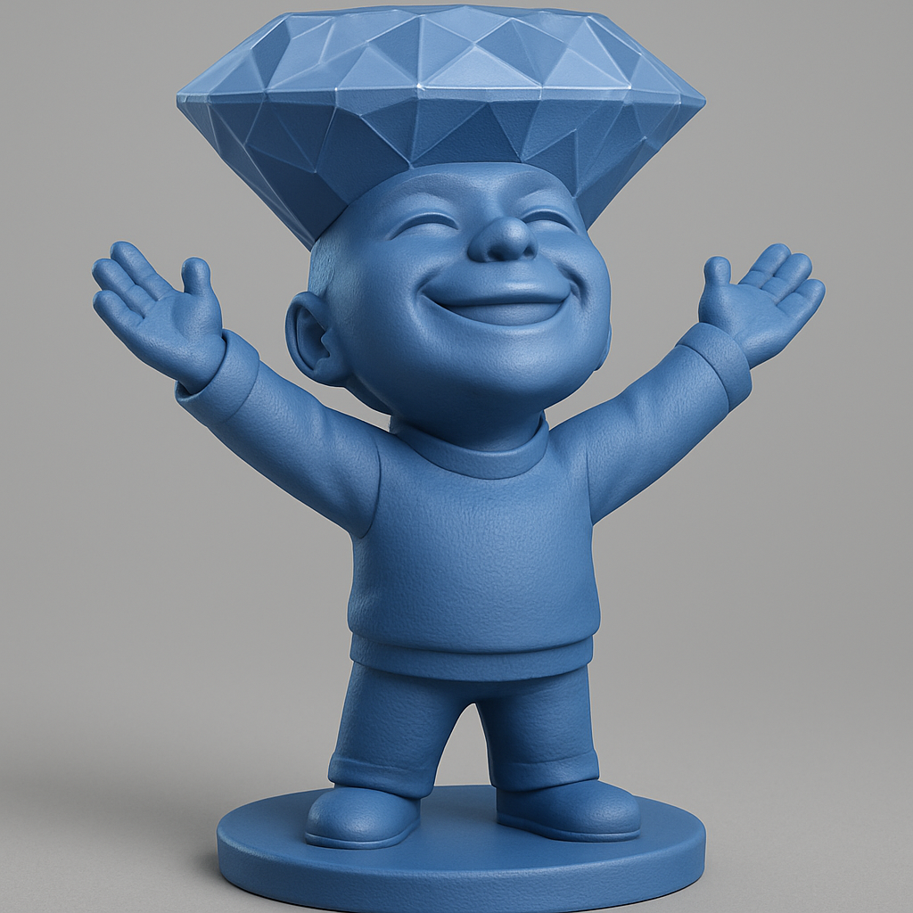 face anatomy 3d model-create 3d face model from photo_Joyful Diamond Dreamer: Celebrate Your Success!