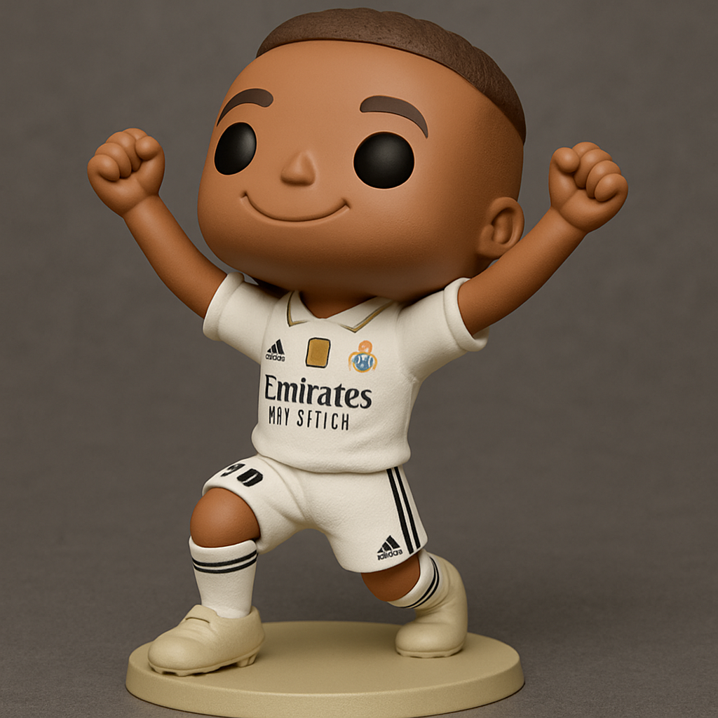 face to 3d model ai-3D portrait printing from photo_Victory! Funko-Inspired Real Madrid Soccer Figure