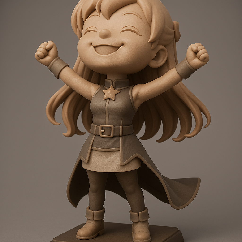 face anatomy 3d model-create 3d face model from photo_Joyful Heroic Figure for 3D Printing