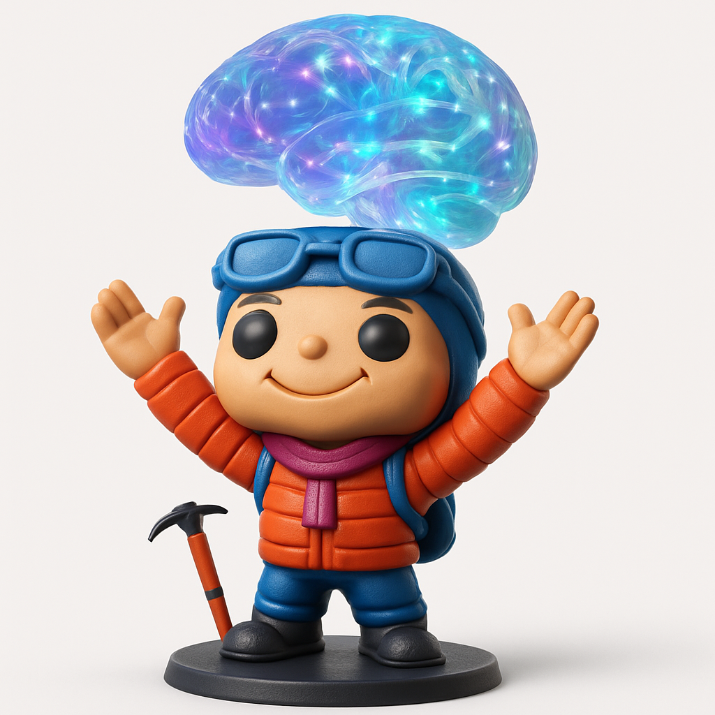 face to 3d model ai-3D portrait printing from photo_Mindful Explorer: Brain-Powered Adventure Figurine