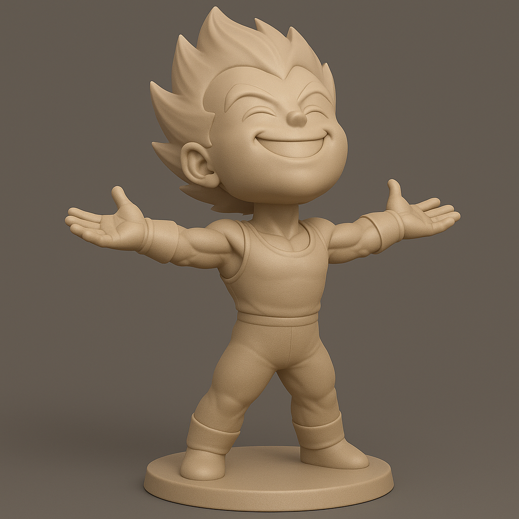 silhouette 3d printer maker-3d portrait printing_Dynamic Heroic Figure with Outstretched Arms