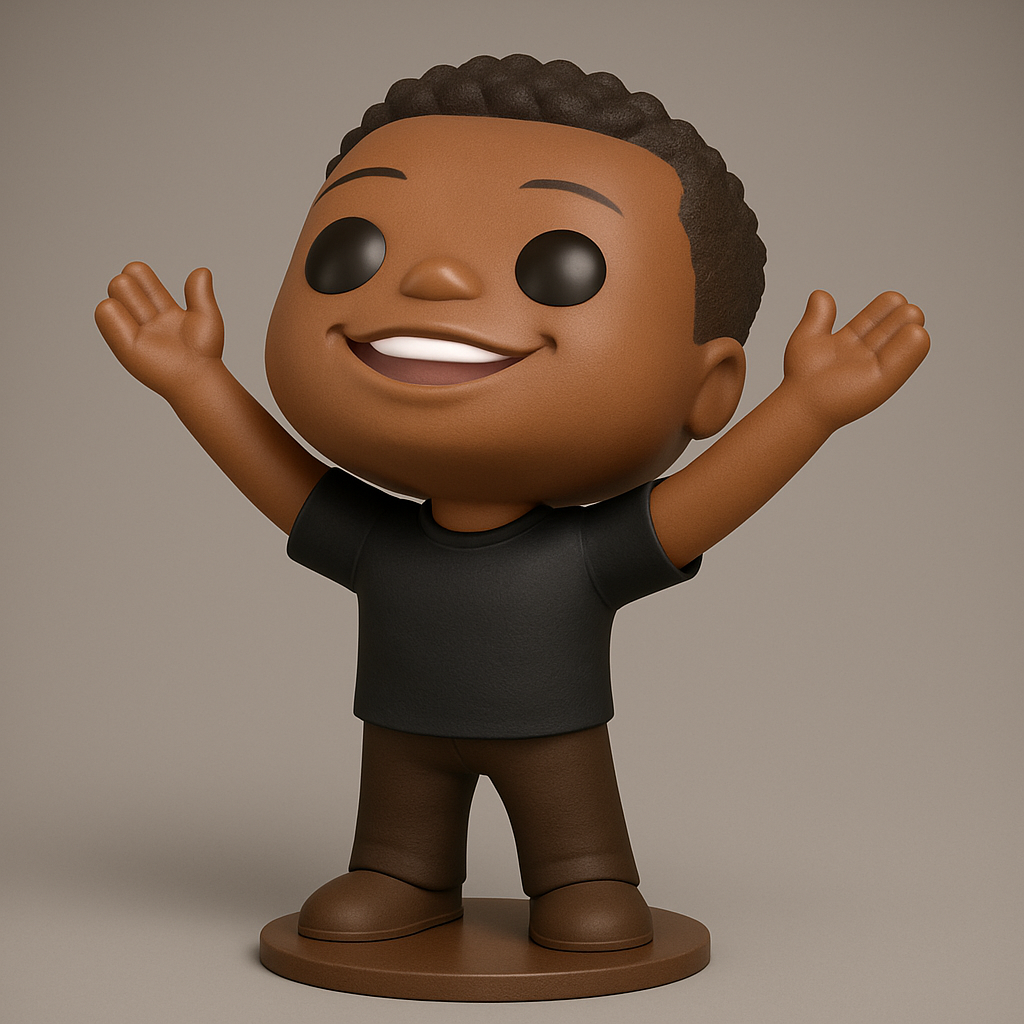 face to 3d model ai-3D portrait printing from photo_Uplifting Happy Kid Figurine: Share a Smile!