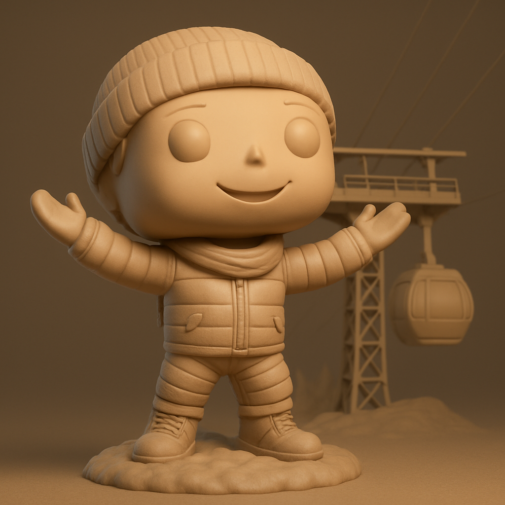 face anatomy 3d model-create 3d face model from photo_Happy Winter Pop: Ski Resort Buddy 3D Print