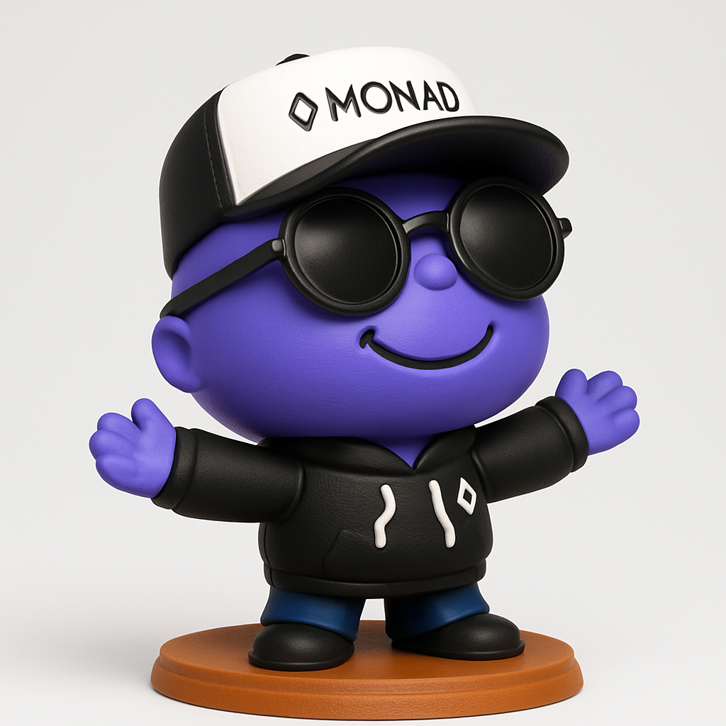 face anatomy 3d model-create 3d face model from photo_Monad Mascot 3D Print: Cool Desk Decor & Collectib