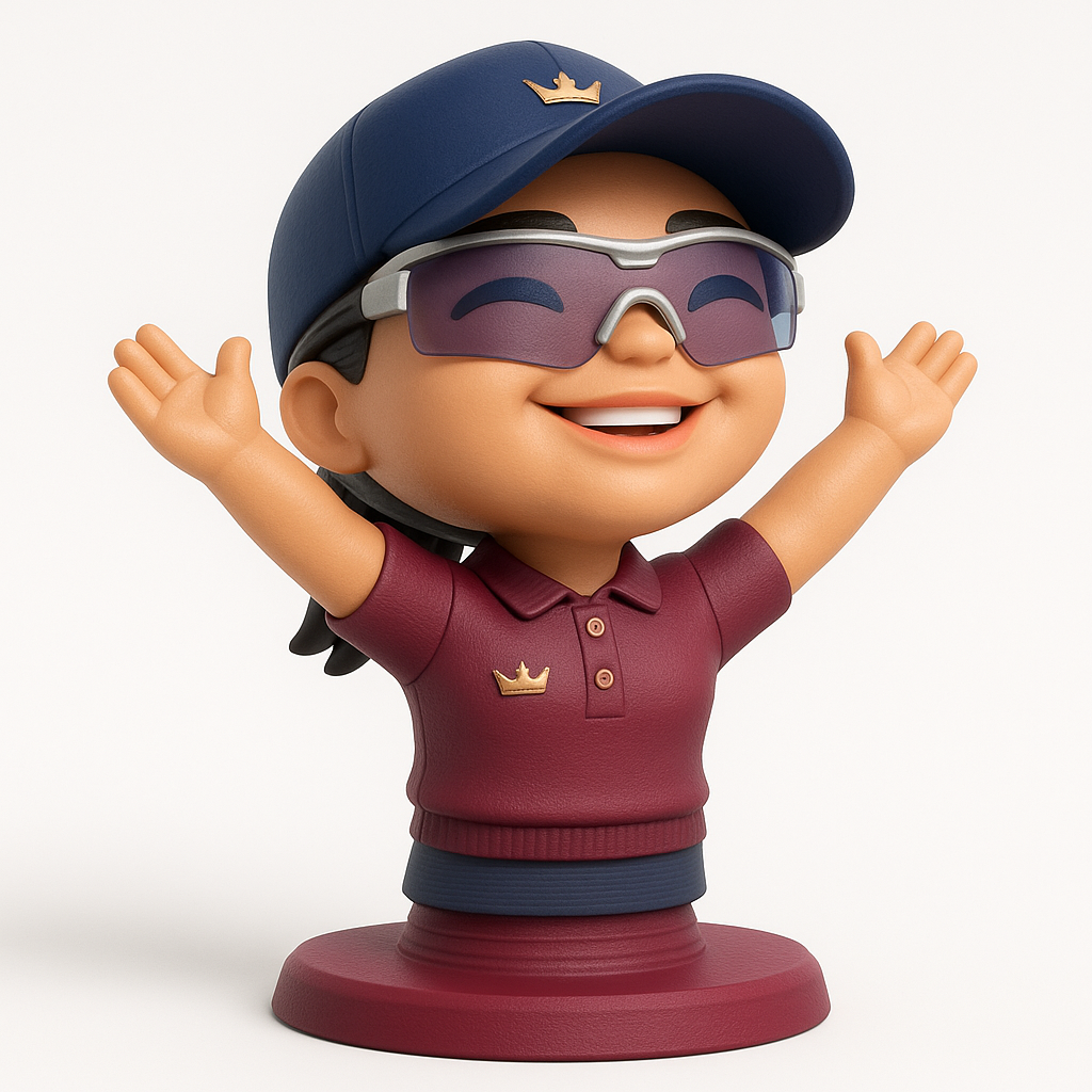 face anatomy 3d model-create 3d face model from photo_Happy Crowned Athlete: A Joyful Collectible Bust