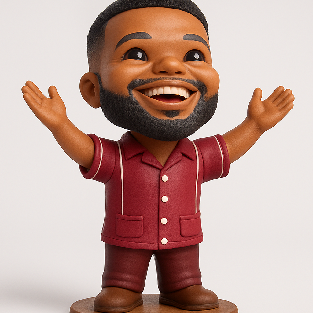 face anatomy 3d model-create 3d face model from photo_Happy Vibes Figurine: Positive Collectible Model