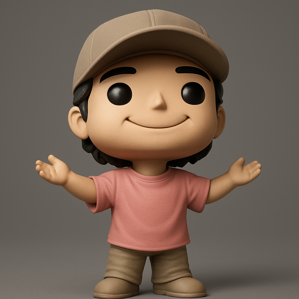 face to 3d model ai-3D portrait printing from photo_Friendly Boy Figurine: Your Desk's New Happy Companion!