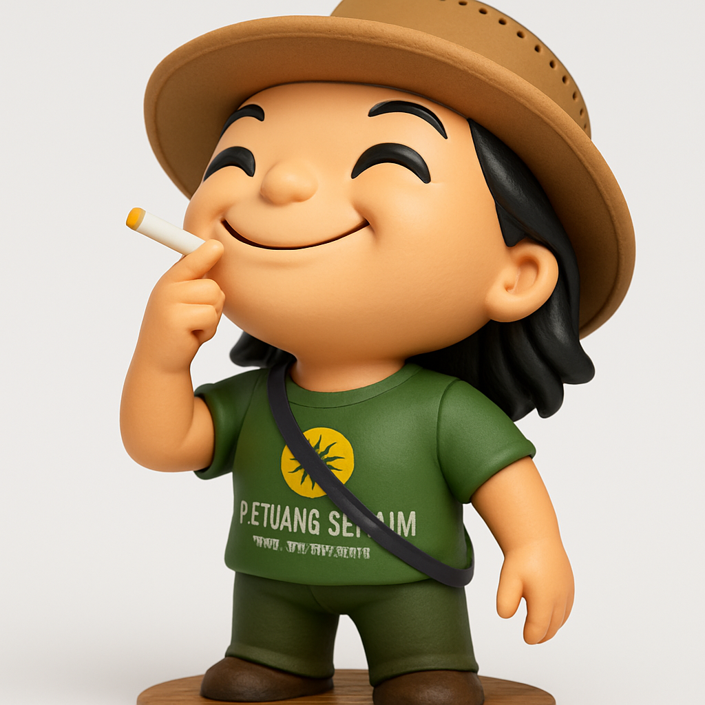 face anatomy 3d model-create 3d face model from photo_Petuang Senyum Figurine: Bring Joy to Your Desk!