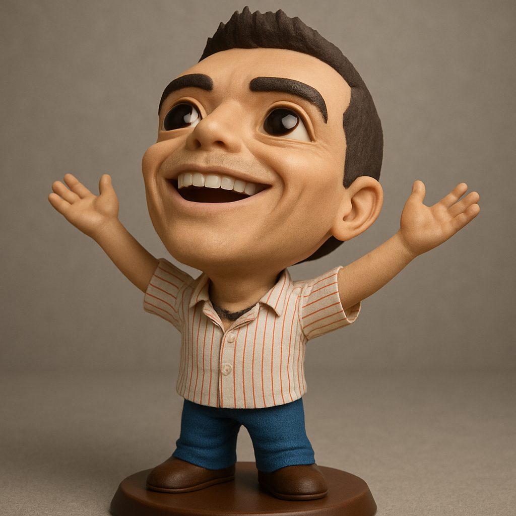 face anatomy 3d model-create 3d face model from photo_Happy Character Figurine - Welcome Joy to Your Desk!