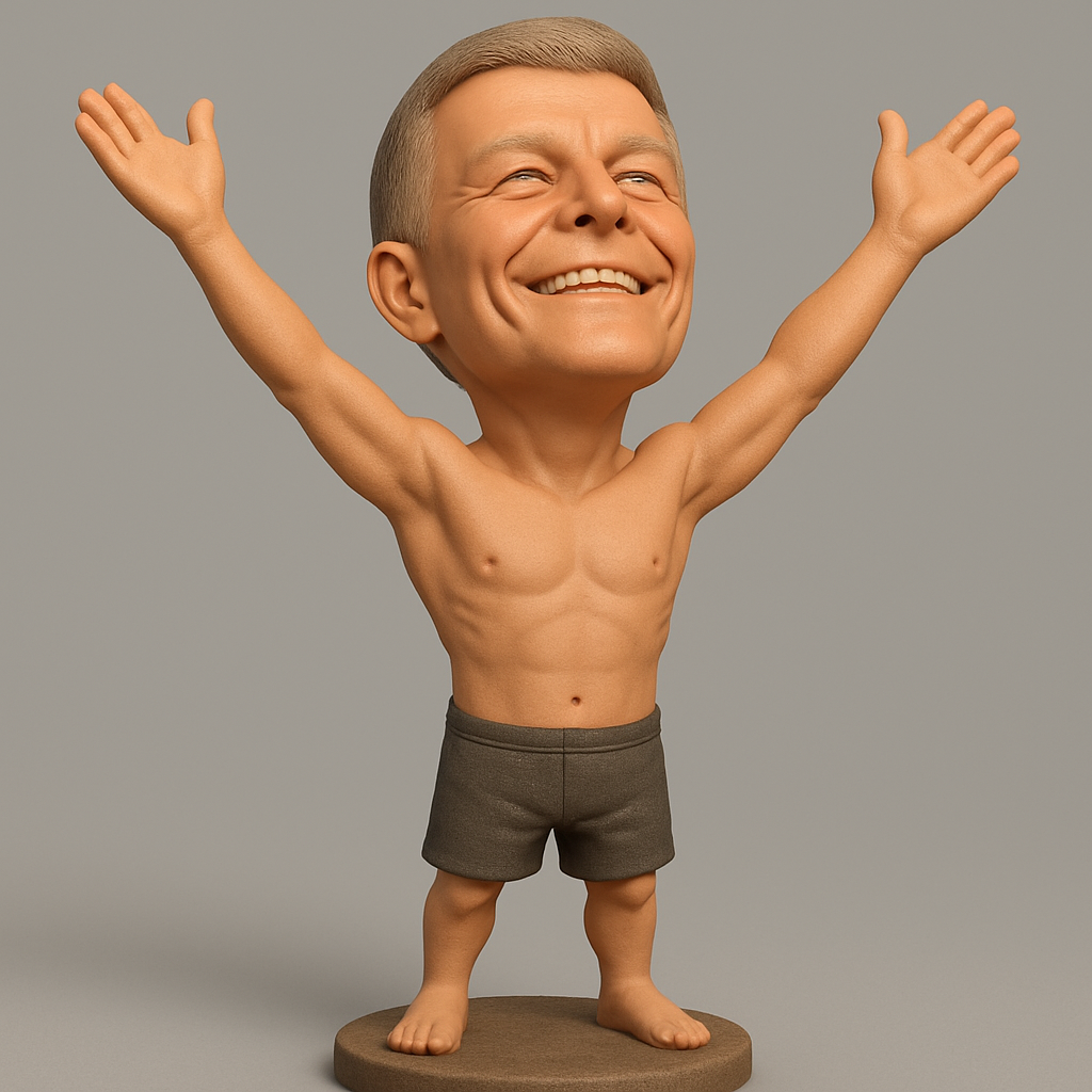 face anatomy 3d model-create 3d face model from photo_Radiant Joy Bobblehead: Celebrate Success