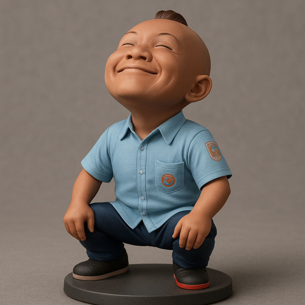 face anatomy 3d model-create 3d face model from photo_Happy Squat Buddy: Cheer Up Your Workspace!