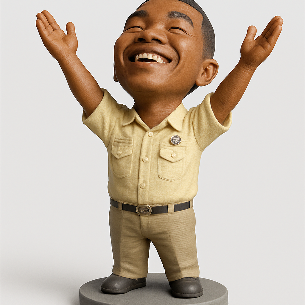 face anatomy 3d model-create 3d face model from photo_Smiling Champion Desk Buddy: Inspiring Happiness