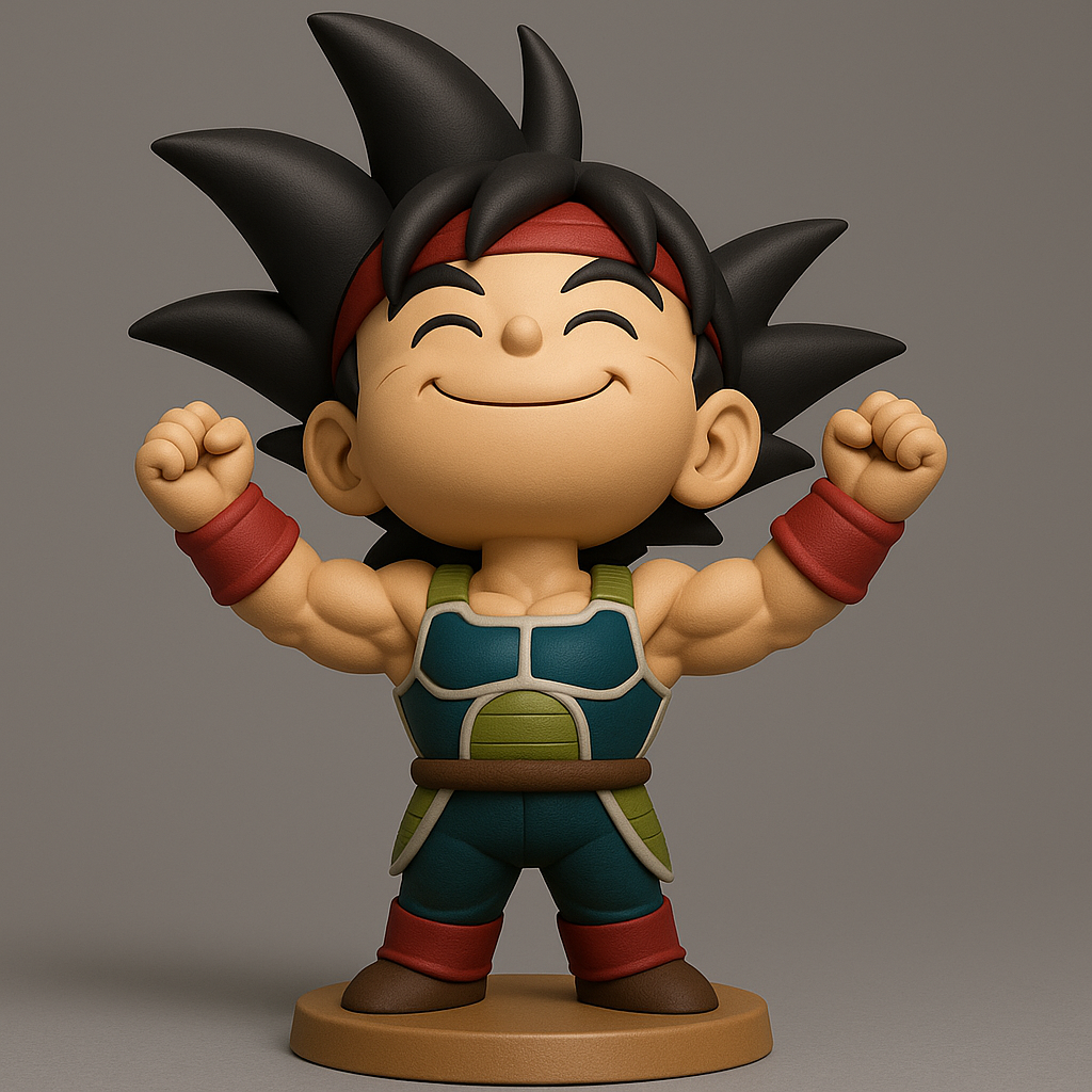 silhouette 3d printer maker-3d portrait printing_Heroic Pose Character Model